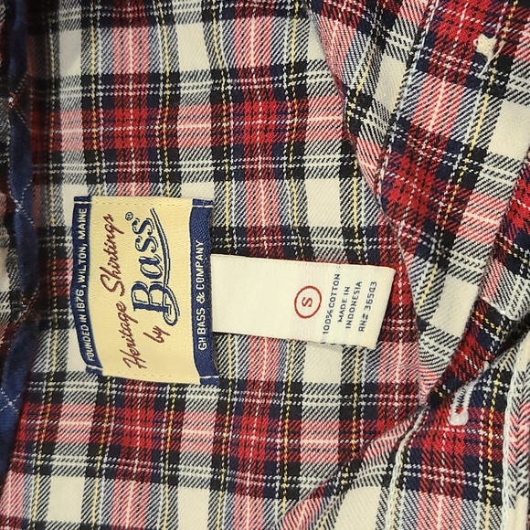 Heritage Shirting by Bass Red Plaid shirt - Picture 4 of 6